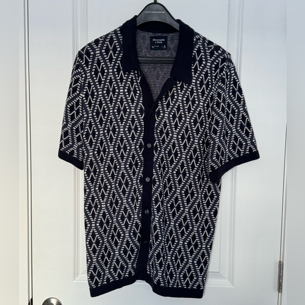 Abercrombie & Fitch - Stitch Button-Through Sweater Polo